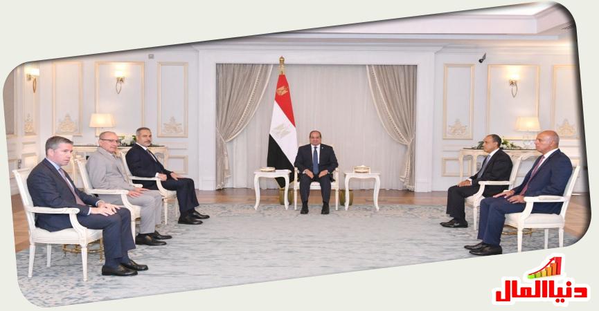 الرئيس السيسي - وزير الخارجية التركي 