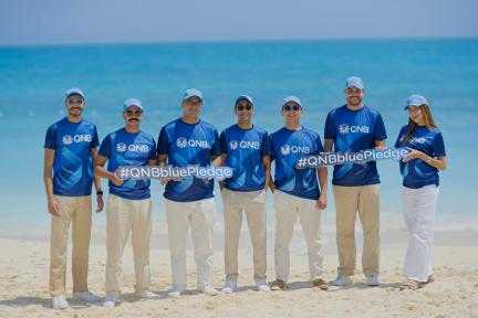 QNB Egypt promotes sustainable practices within the #QNB BluePledge to protect the marine environment