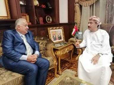 السفير عبد الله الرحبى يبحث مع رئيس مجموعة هالون العالمية فرص الاستثمار فى سلطنة عمان