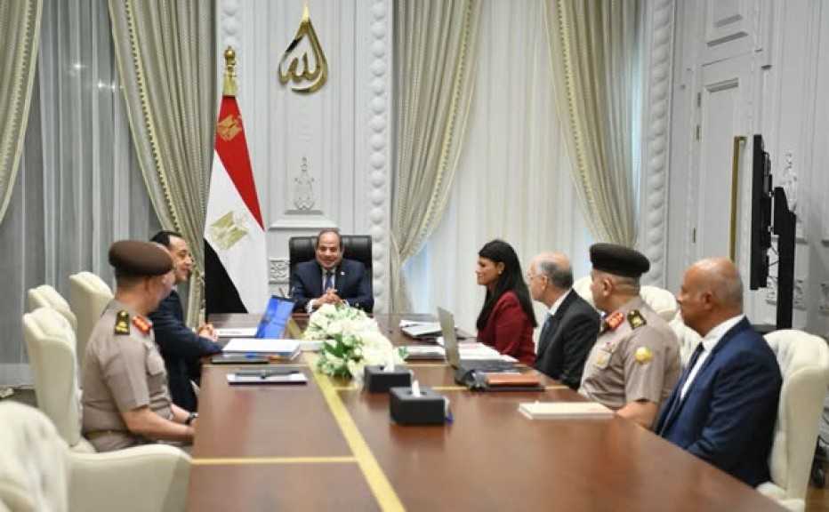 اجتماع الرئيس السيسي يستعراض الموقف المائي بوجهٍ عام على مستوى الجمهورية  والاحتياجات المائية ومدى توفرها