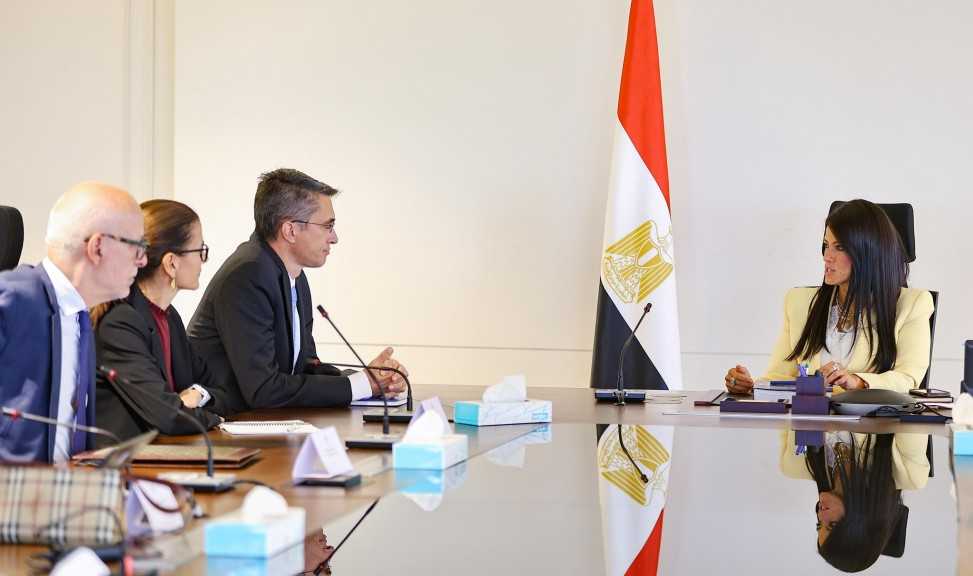 رانيا المشاط  تلتقي مدير الممارسات للسياسات الاقتصادية لمنطقة الشرق الأوسط وشمال أفريقيا بالبنك الدولي