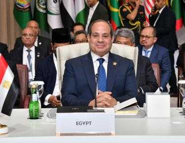 الرئيس السيسي لـ .. شعب إسرائيل  : ما يجرى حاليا يهدد أمنكم  وأمن جميع شعوب المنطقة ويجهض اتفاقات السلام القائمة
