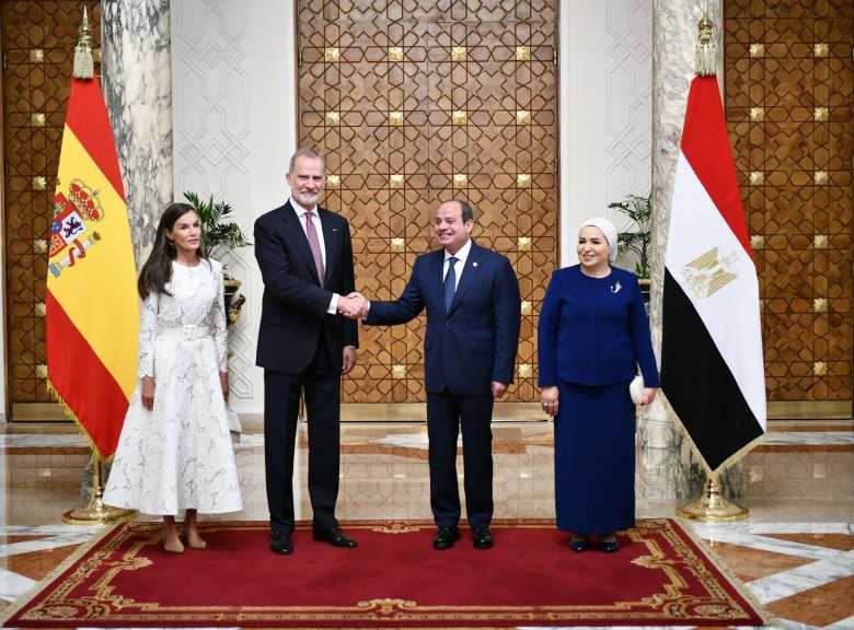 فخامة الرئيس السيسي يستقبل جلالة الملك فيليبي السادس ملك إسبانيا و الملكة ليتيزيا