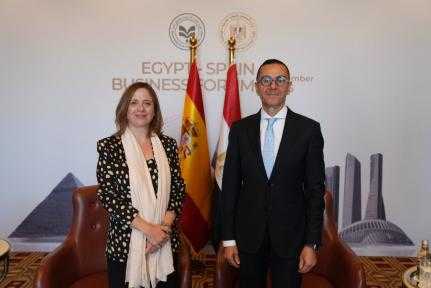 وزير الاستثماروالتجارة الخارجية يلتقي وزيرة التجارة الإسبانية لبحث تعزيز الشراكة الاقتصادية وتيسير حركة التجارة