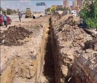 مياه الفيوم تعلن الإنتهاء من تنفيذ مشروع إحلال وتجديد خط طرد صرف صحي السلخانة بقيمة 85 مليون جنيه