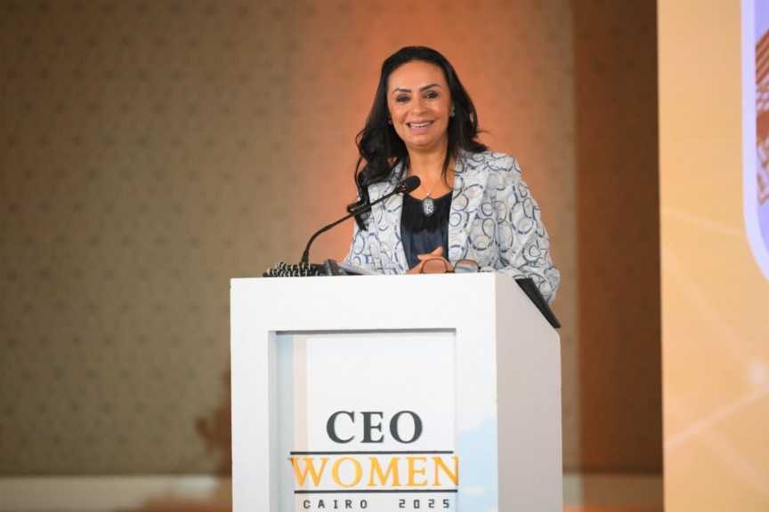 مايا مرسي في مؤتمر ” CEO Women” :  نساء مصر لم تكسرن حاجزا زجاجيا ولا تفتحن أبواب حديدية صلبة بل تبنين سلما تصعد عليه أخريات من بعدكن