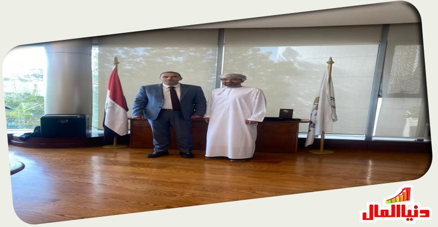 رئيسا البورصة المصرية والعمانية 