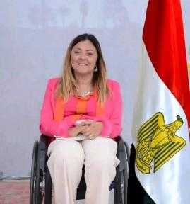 المشرف العام على ”القومى لذوى الاعاقة” تهنئ المنتخب البارالمبي للطائرة بعد فوزه بكأس العالم