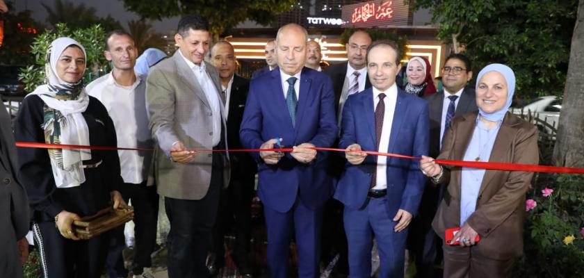 محافظ القاهرة يفتتح معرض زهور مصر و منتجات المدارس الفنية بالتنسيق مع  مديرية التربية والتعليم