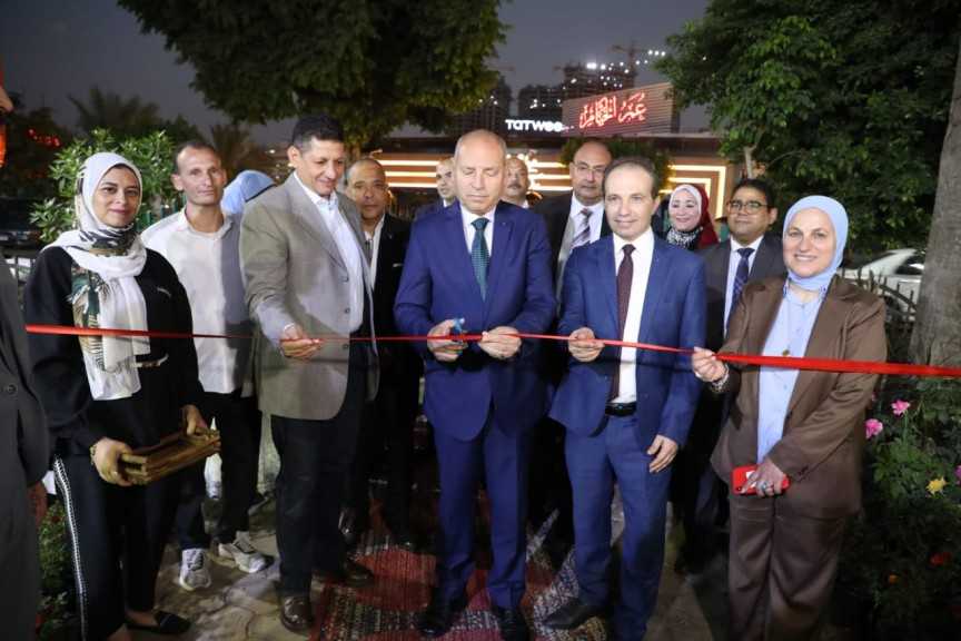 محافظ القاهرة يفتتح معرض زهور مصر و منتجات المدارس الفنية بالتنسيق مع  مديرية التربية والتعليم