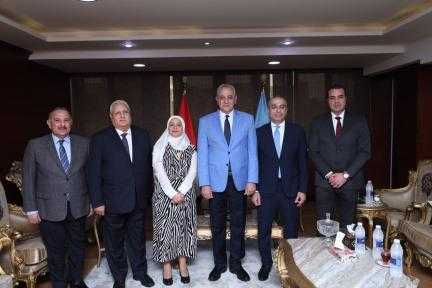رئيس البنك الزراعي المصري يلتقي محافظ الغربية لدعم جهود تحقيق التنمية الزراعية وتحفيز الاستثمار في القطاعات الإنتاجية بالمحافظة