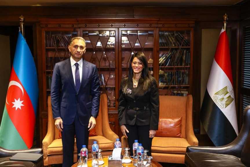 رانيا المشاط  تعقد جلسة مباحثات مع وزير التنمية الرقمية والنقل الأذري