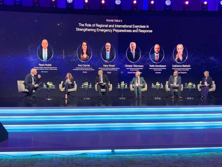 هاني خضر يشدد على أهمية التعاون الدولي والإقليمي في مجال الاستعداد والمجابهة للطوارئ النووية والإشعاعية