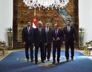 فخامة الرئيس السيسي يستقبل المشير حفتر اليوم بحضو... فخامة الرئيس السيسي يستقبل المشير حفتر اليوم بحضو ر اللواء حسن رشاد