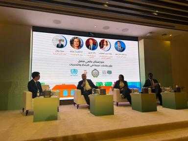 رئيس صندوق التنمية الحضرية يستعرض التجربة المصرية في تطوير المناطق غير الآمنة في المنتدى العربي بالدوحة