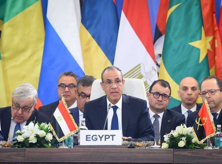 وزير الخارجية يستعرض رؤية مصر للأمن والتنمية في أفريقيا خلال المؤتمر الوزاري الثاني لمنتدى الشراكة الروسية - الأفريقية