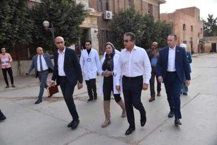 وزير الصحة يوجه برفع كفاءة مستشفى الواسطي المركزي... وزير الصحة يوجه برفع كفاءة مستشفى الواسطي المركزي بمحافظة بني سويف ومراجعة عقود الأمن والنظافة