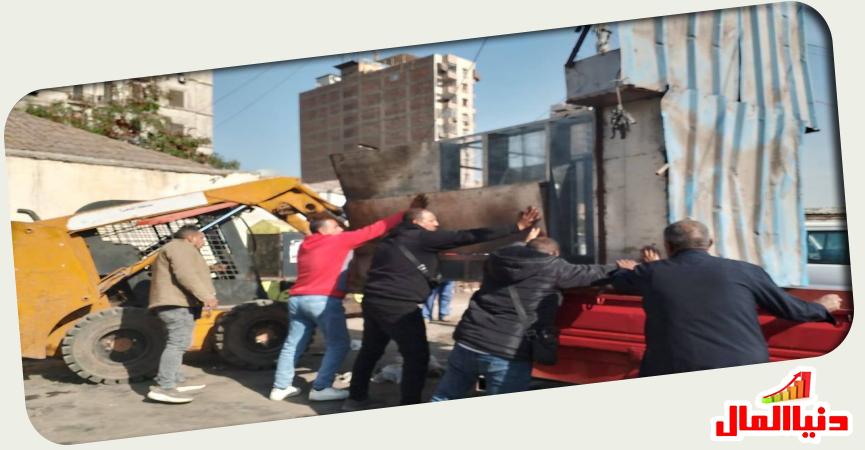 إزالة أكشك مخالفة 