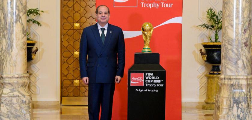 فخامة الرئيس السيسي يستقبل وفد الاتحاد الدولي لكرة القدم «فيفا»