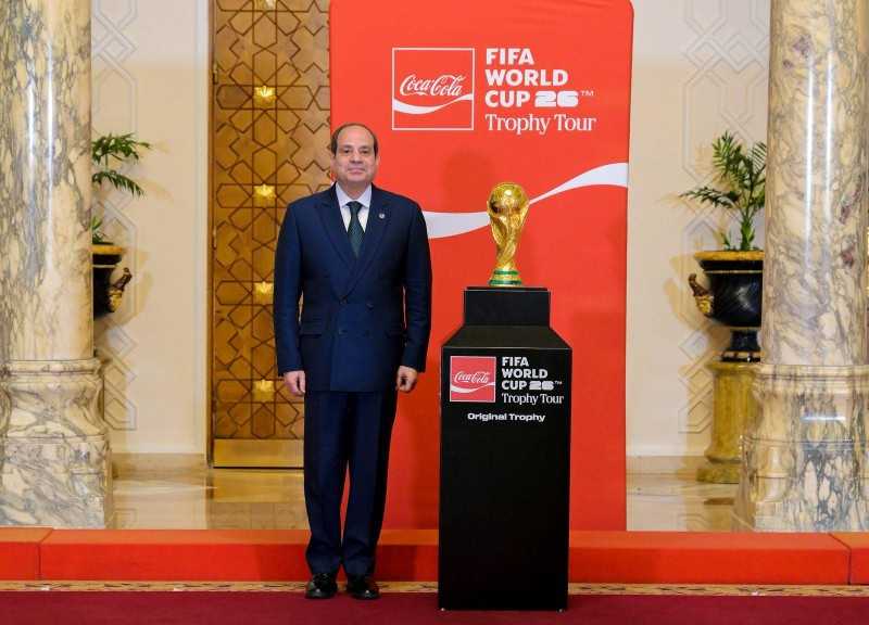 فخامة الرئيس السيسي يستقبل وفد الاتحاد الدولي لكرة القدم «فيفا»
