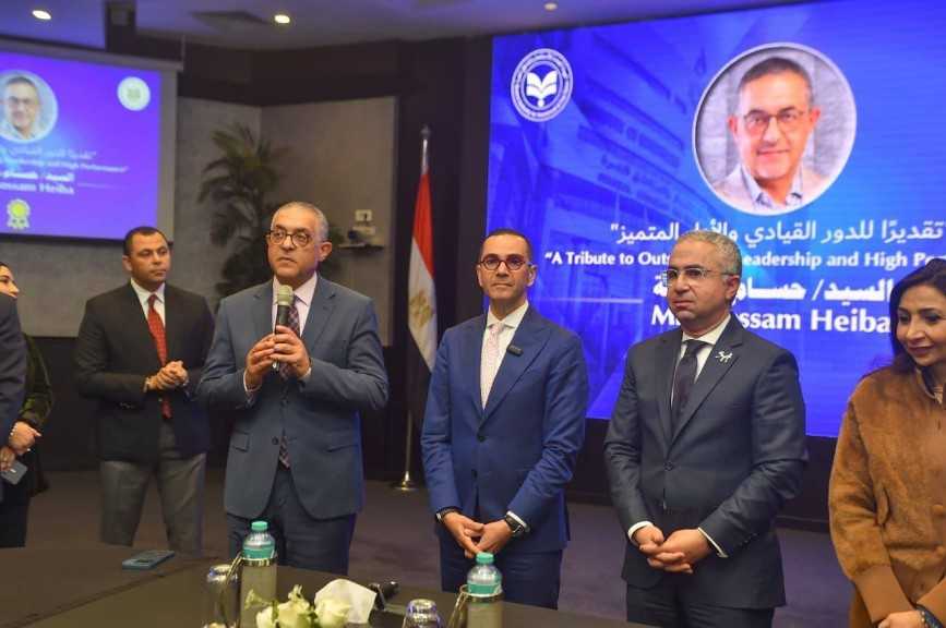 وزير الاستثمار يكرم المهندس حسام هيبة بحضور الجوسقي رئيس الهيئة الجديد