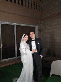 تهنئة للعروسين إيمان وشهاب بالزفاف السعيد