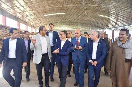 وزير الاستثمار يتفقد مصنعي «الأقصر ماتريس » ومشروع شركة Eagle Wood Industries