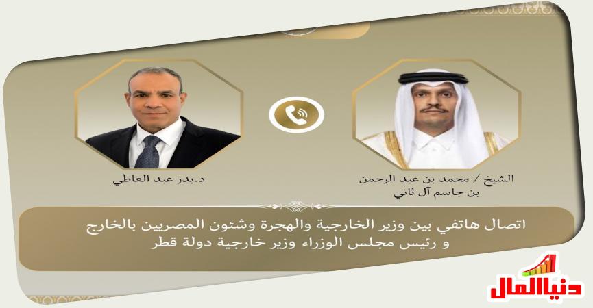 وزير الخارجية المصري - وزير الخارجية القطري  