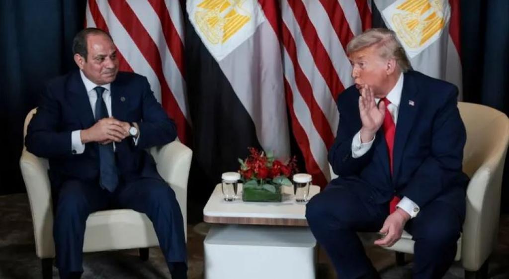 ترامب: أحاول جمع الرئيس السيسي ورئيس وزراء إثيوبيا لحل أزمة سد النهضة