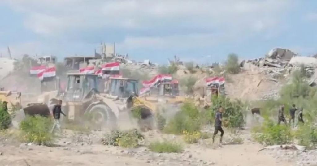 استشهاد  3 من طاقم اللجنة المصرية للاغاثة بغزة في غارة إسرائيلية