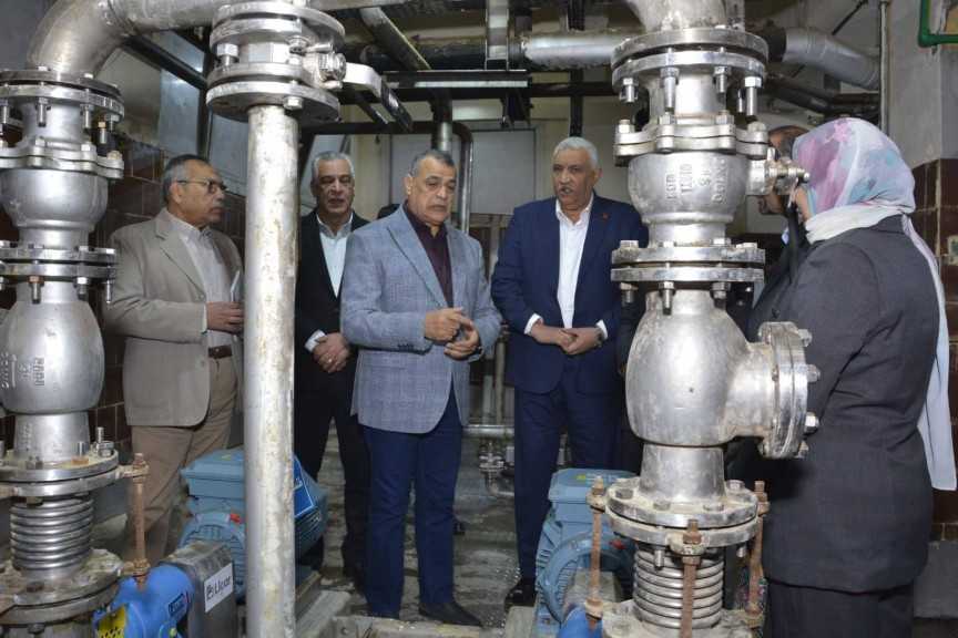 وزير الدولة للإنتاج الحربي يتابع سير العملية الإنتاجية بشركة أبو زعبل للكيماويات المتخصصة (مصنع 18 الحربي)