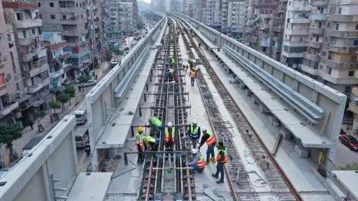 وزارة النقل تكشف عن أحدث تصوير جوي لتقدم أعمال تنفيذ مشروع المرحلة الأولى من مترو الإسكندرية