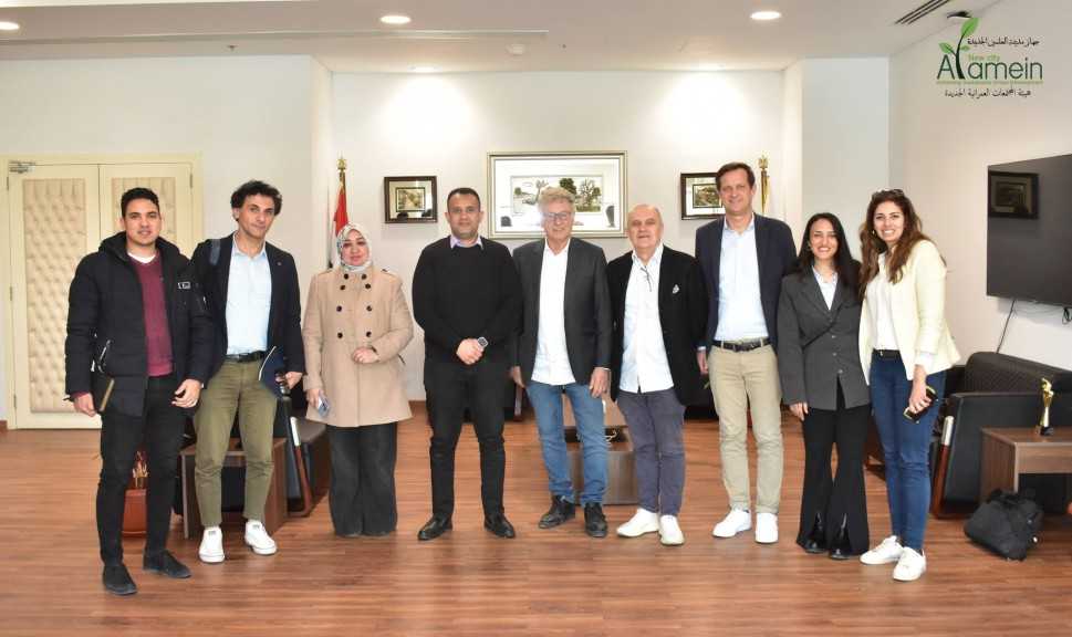 ”رئيس جهاز العلمين الجديدة يستقبل وفد شركة Tilke العالمية لبحث استضافة سباقات الفورمولا 1”