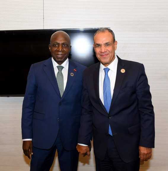 وزير الخارجية يلتقي وزير خارجية أنجولا لبحث تعزيز التعاون الثنائي والتنسيق الإقليمي
