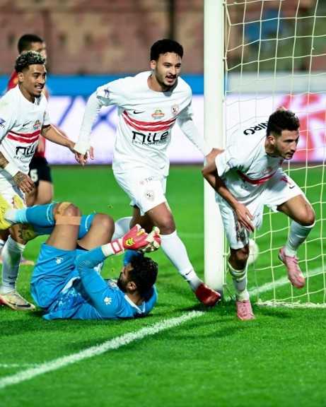 الزمالك يفوز على حرس الحدود  بهدفين لـ «منسى وفتوح»