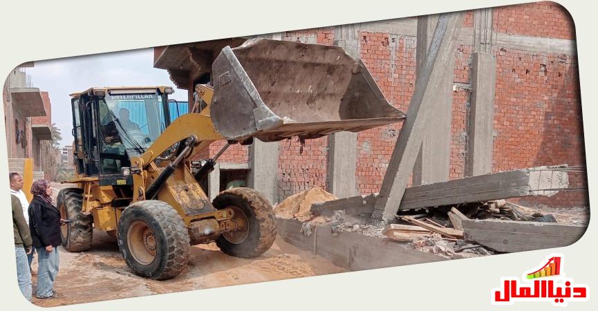 التنمية المحلية تتابع إزالة المخالفات 