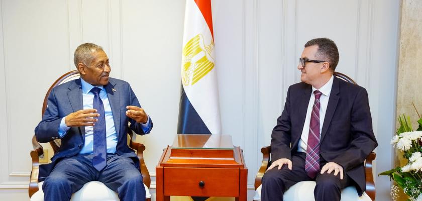 وزير التخطيط  يبحث مع السفير السوداني آليات دعم إعادة الإعمار ونقل الخبرات المصرية