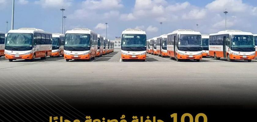ميناء شرق بورسعيد يقوم بشحن « 100 حافلة SUNSHINE ACE» مُصنعة محليًا ومُعدة للتصدير