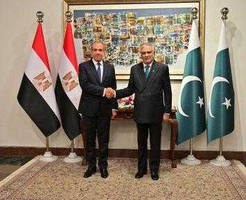 مصر وباكستان تبحثان سبل التعاون المشتك والتطوات الإقليمية مصر وباكستان تبحثان سبل التعاون المشتك والتطوات الإقليمية