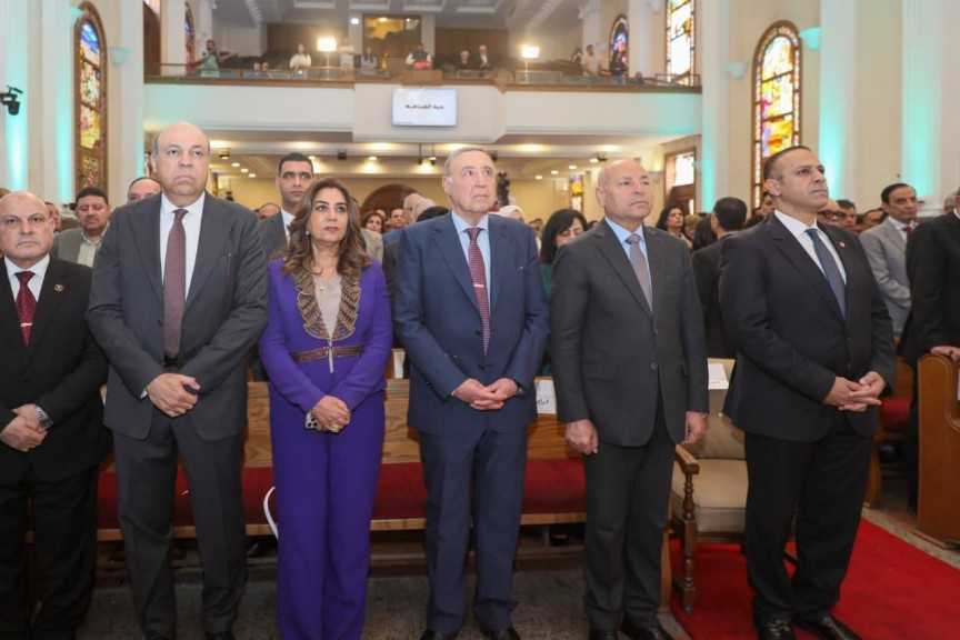 وزيرة التنمية المحلية والبيئة تشارك في احتفالية الطائفة الإنجيلية بعيد القيامة المجيد