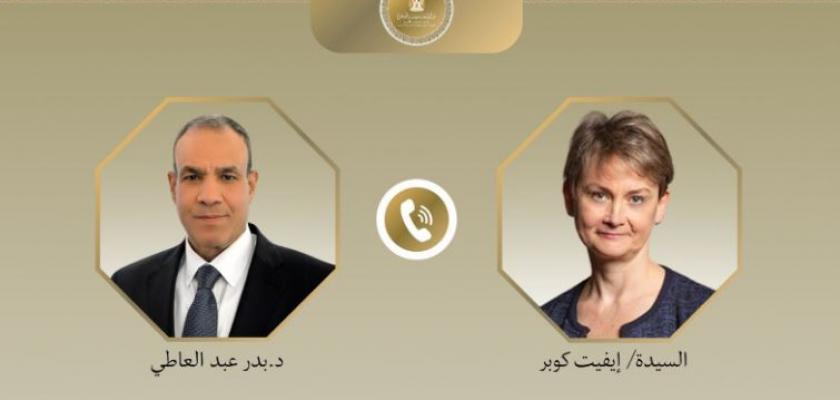 وزير الخارجية يبحث مع نظيرته البريطانية سبل تعزيز العلاقات الثنائية ومستجدات الأوضاع الإقليمية وجهود خفض التصعيد