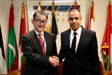 وزير الخارجية يلتقي النائب الأول لرئيس وكالة التعاون الدولي اليابانية