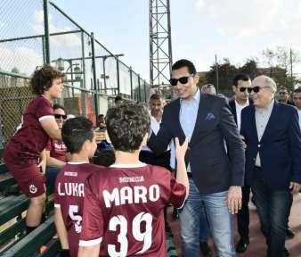 وزير الشباب والرياضة ومحافظ الجيزة يتفقدان أعمال التطوير بنادي الصيد بأكتوبر