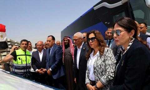 رئيس الوزراء يتابع الموقف التنفيذي لمشروع إنشاء خط سكة حديد (بئر العبد ـ العريش ـ رأس النقب بطول 353 كم) ضمن الممر اللوجستي العريش / طابا