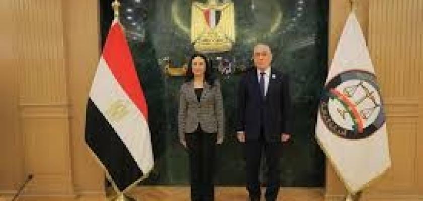 وزيرة التضامن الاجتماعي والنائب العام يشهدان توقيع بروتوكولي تعاون بين الوزارة والنيابة العامة