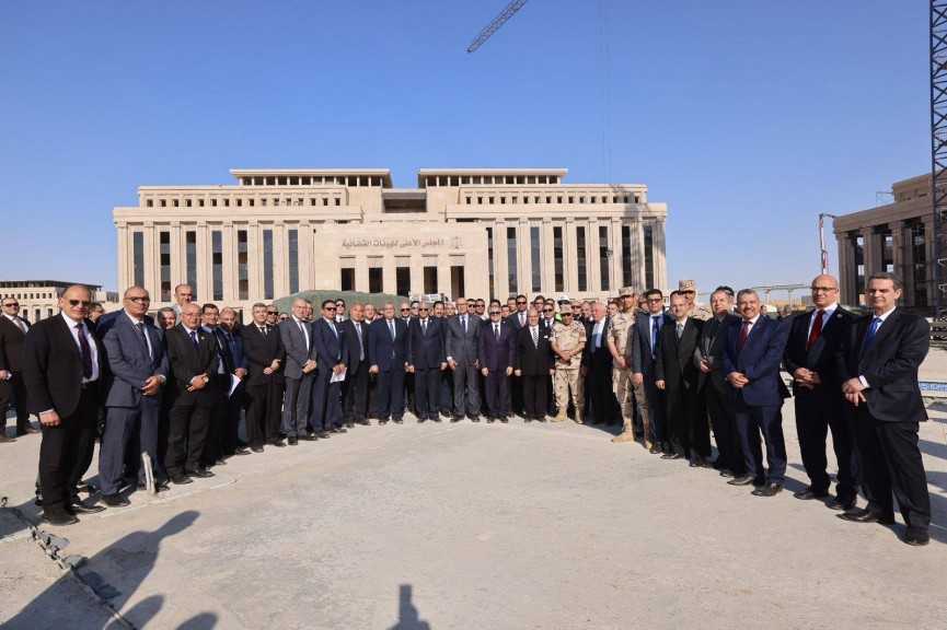 وزير العدل  يتفقد «مدينة العدالة» بالعاصمة الجديدة ويتابع الموقف التنفيذي ومعدلات الإنجاز