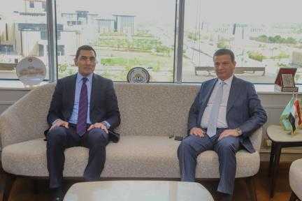 وزيرا الزراعة والرياضة يبحثان سبل «التأهيل الرياضي... وزيرا الزراعة والرياضة يبحثان سبل «التأهيل الرياضي والتمكين الاقتصادي والزراعي للشباب»
