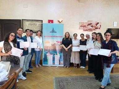 عميدة كلية الآداب بجامعة عين شمس تحتفي بتميز طلاب الفرنسية