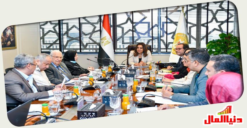 اجتماع وزير  التنمية المحلية والبيئة 
