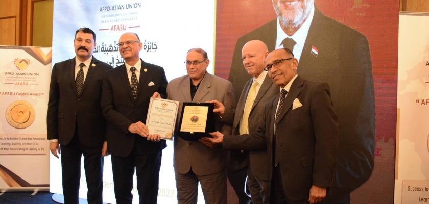 جائزة ”AFASU الذهبية” تتوج مسيرة سعيد جمال الدين سرحان تقديراً لعطائه في الصحافة السياحية العربية